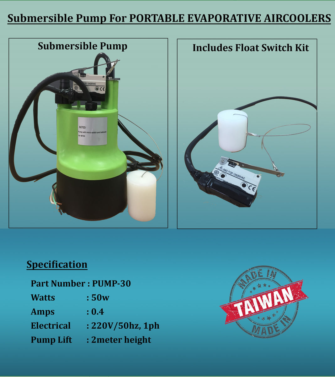 PUMP-016-2Z - PUMP 30 After Market Replacement – King of Coolers